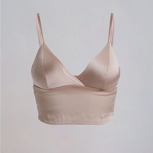 NWT Silk Maison Silk Bralette